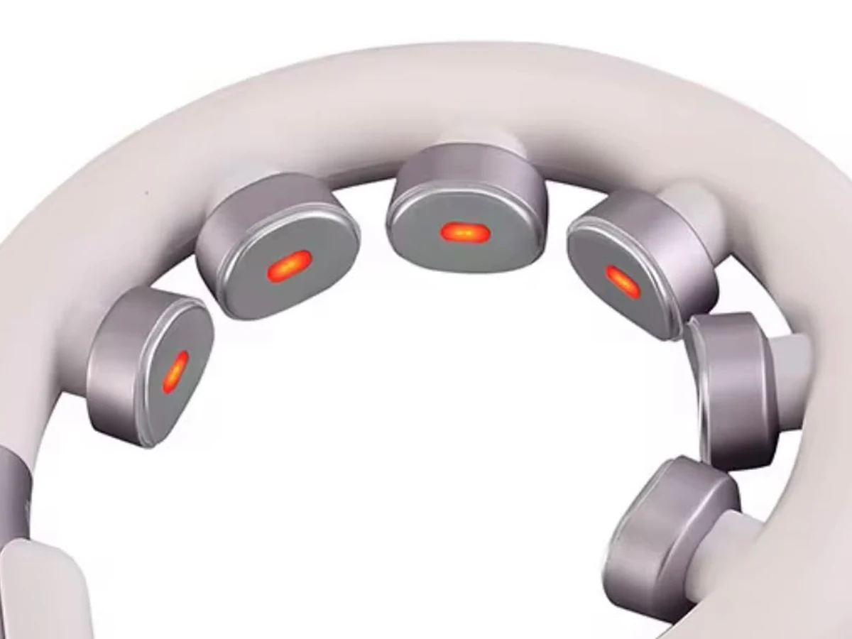 Detailansicht der sechs Massageelemente des CERVIQ
